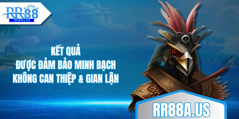 Kết quả được đảm bảo minh bạch, không can thiệp & gian lận